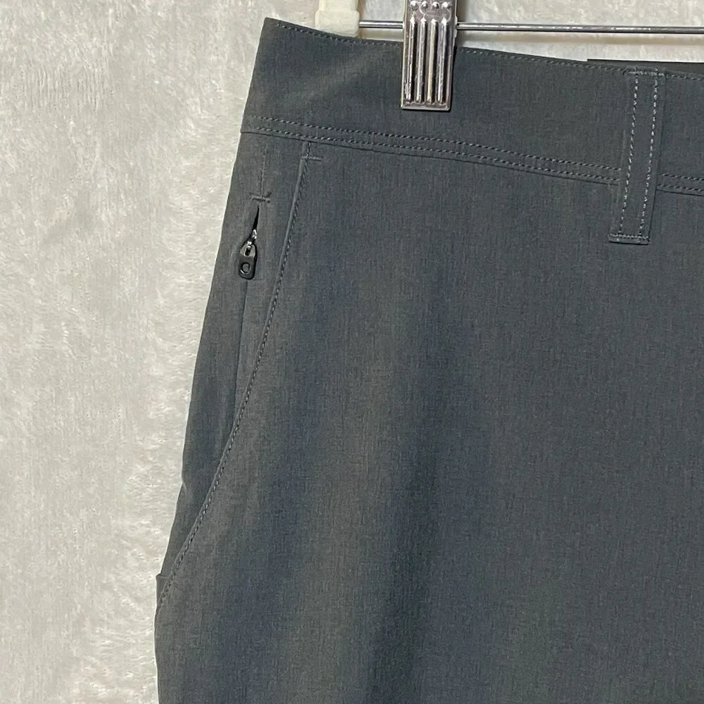 7 Diamonds Aeroplane Hybrid Stretch Performance 10” Chino Shorts Men’s 36 Gray - Picture 4 of 16